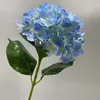 Fleurs décoratives exquises 80 cm Big Hortensia artificielle avec fleur de soie de feuille pour le mariage décoration de la fête de bureau El Office Party