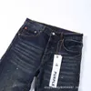 Американский модный бренд pur new Black Matte White Scratch Paint Splashing Stretch Jeans для мужчин
