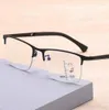 Óculos de sol Men039S Business Anti -Blue Light Eyewear Progressive Reading Glasses Men Metal Frame Glassungla1217165