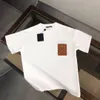 T-shirts pour hommes Polos Col rond brodé et imprimé style polaire vêtements d'été avec des T-shirts en pur coton de rue l1162050