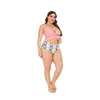 Women's Swimwear Sexy Ruffle Bikini Set Large Size Swim Suit Plus Woman Pink Bikinis Mujer 2 Piece High Waist Swimsuit Biquinis