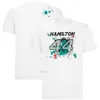 Magliette F1 Formula Uno Lewis Hamilton Team Racing Car Estate Uomo Donna Moda Oversize O-Collo T Shirt Bambini Tees Tops Jersey