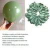 Ballons verts à fleurs décoratives, 100 pièces, en Latex, Olive Eucalyptus, 12 pouces, pour fête, pour femmes et hommes, anniversaire, bébé, mariage