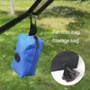 Bolsa porta-cachorro portátil, dispensador de resíduos para cocô, escolha ao ar livre