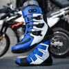 Sapatos de ciclismo de alta qualidade moda estilo rua profissional botas de motocicleta couro usar plataforma sh