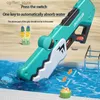 Gun Toys Crocodile Electric Water Gun helautomatiska barnleksaker Barnen stor storlek Blow-Water Spray Sug Water Gun For Boys Girls240327