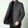 2023-novo masculino fi busin cavalheiro estilo inglês lã tendência casual cor sólida bonito fino casamento gola blazer c27X #