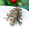 Spille CINDY XIANG Spilla vintage per albero di Natale con strass