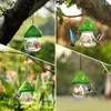 Altre forniture per uccelli Alimentatore per fiori rimovibile Contenitore per l'acqua Set di colibrì da appendere all'aperto per la decorazione del giardino Portabottiglie