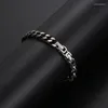 Bracelets de charme en acier inoxydable de haute qualité pour hommes, personnalité vierge, chaîne à maillons d'épissure sur la main, bijoux cadeaux tendance