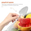 Serviessets ABSF 6-delige set van roestvrij staal dessertlepel getand grapefruit serviesgoed