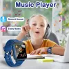 Montres Enfants montre intelligente avec 24 jeux de puzzle enfants Smartwatch podomètre réveil lecteur de musique Sport montre-bracelet avec caméra torche