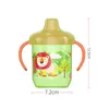 Söt Duckbill Cup Baby Learning Drinking With Double Handle Flip Lid BPA GRATIS LEAKSESCIPTION -Spädbarn Vattenkoppar Bottle 240322