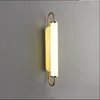 Wall Lamp Nordic Minimalist Long Strip Led Iron Gold Acrylic Bedroom Bedside Living Room El Restaurant Indoor Lighting