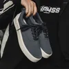 Casual Shoes For Men Leather Spring Low Sneakers Luxury Design Men's Flat Lace-Up Stitching Vintage Hip Streetwear