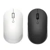 Möss Xiaomi trådlöst DualMode Mouse Bluetooth USB -anslutning 1000DPI 2,4 GHz Optisk Mute Laptop Notebook Office Gaming Mouse