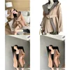 Women'S Wool & Blends Womens Coat Designer Jackets Windbreaker Fashion Hooded Cloak Letters Style With Belt Slim Lady Outfit Jacket Wo Dhswb