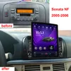 9.7 "novo android para hyundai sonata nf 2005-2006 tesla tipo carro dvd rádio multimídia player de vídeo navegação gps rds sem dvd carplay controle automático de volante android