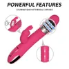 Spinning Bead 10 Frequency Electric Stick Fun Female Masturbation Device Telescopic Silicone Massage Rabbit Shaker 75% factory outlet