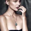 SILVERCHAKRA большой мистический топаз драгоценный камень викторианский ретро кулон ожерелья для женщин цветочная филигрань ручной работы из серебра 925 пробы ювелирные изделия 240327