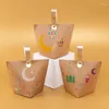 Подарочная упаковка LBSISI Life-Kraft Paper Bag Шоколадные конфеты для мусульманских лунных украшений Праздничные принадлежности Упаковка 6 шт. 12 шт. 2024 г.