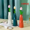 Vase 1/3PCSファミリー花瓶ライトラグジュアリークリエイティブでシンプルなデザイン芸術的な雰囲気