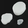 Backformen 3PCS 3D Wolkenform Schokolade Silikonform Mousse Fondant Eis Quadrat Pudding Süßigkeiten Seife Kerzenformen Dekoration