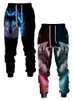 Nya LG Pants Men Wolf Graphic Sweatpants 3D Print Casual Sportwear Joggers Y2K Men's Outdoor Male Hip Hop Breattable Trousers S10Z#