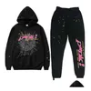 Mens Tracksuits Spider Trapstar Track Suits Hoodie Designer 555 Sp5Der Sweatshirt Man Young Thug 555555 Two-Piece With Womens Spiders Otsd6
