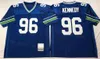 Football Retro 96 Cortez Kennedy Jerseys 12 12th Fan 80 Steve Largent 37 Shaun Alexander 75th Anniversary Uniform Stitched Blue White For Sport Fans Men Vintage