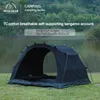 Carpas y refugios 3F UL Gear Carpa canguro transpirable de algodón TC para exteriores 1-2 personas Carpa de viaje para acampar impermeable y transpirable con tapetes 24327