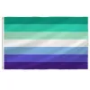 Accessoires Drapeau de fierté PTEROSAUR MLM, drapeaux arc-en-ciel pour hommes gays LGBT pour bannière de décoration extérieure et intérieure de fête LGBTQ, 60x90cm 90x150cm