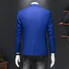 Hoge Kwaliteit Busin Slim Fit Single Butts Suits Jas Mannen Slim Fit Casual Fi Bruiloft Bruidegom Tuxedo Blazer Jassen 6XL-M J0cv #