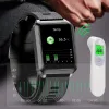 Watches P60 Smartwatch Air Pump Airbag True Blood Pressure Oxygen Temperature Heart Rate Monitor Medical Sphygmomanometer Smart Watches