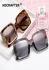 Okulary przeciwsłoneczne Antiuv QJ011 Ramka Rama Złośle luzowe kwadratowe okulary dla kobiet Nowe przybycie 2019 65 mm Uv400 Modne okulary przeciwsłoneczne z CAS1355278