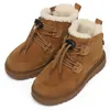 Zapatos de Fitness para niños, botas de nieve de invierno antideslizantes, ligeras, para caminar, resistentes al desgaste, cómodas para exteriores