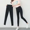 Ankünfte Mode Hohe Stretchy Frauen Bleistift Jeans Dünne Hosen Hohe Wasit Weibliche Dünne Dame Hosen Plus Größe 240320