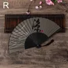 Decorative Figurines 23 Styles Folding Silk Flower Word Print Fan Vintage Chinese Art Craft Dance Hand Prop Home Decor Wedding Party