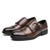 Casual Schoenen Heren Britse Klassieke Puntige Jurk Heren Leer Zwart Bruiloft Oxford Formele Mode Grote Maat 38-48