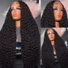 250% Loose Deep Wave 13x6 HD Lace Frontal Wig Brazilian 30 32 Inch Transparent 13x4 Curly Lace Frontal Human Hair Wigs For Women 240314