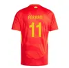 XXXL 4XL 2024 Spanje PEDRI voetbalshirts 24 25 LAMINE YAMAL RODRIGO PINO MERINO SERGIO M.ASENSIO FERRAN Spaans thuis weg Heren Kindertenue Voetbalshirt Fanspelerversie