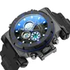 Наручные часы 5ATM Водонепроницаемые мужские часы для дайвинга Stryve Спортивные светодиодные цифровые белые наручные часы Relogio Masculino