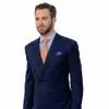 Luxury Men's Suits Double Breasted Peak Lapel Casual Outfits Terno 2 Piece Jacket Pants Busin SMART CASIAL Made Terno Y880#