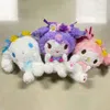 Großhandel Anime Cartoon Plüschtier Weiche Kuscheltiere Spielzeug Puppe Kawayi Kuromi Melody Cinnamoroll Kissen für Kinder Geburtstagsgeschenk Raumdekoration Klauenmaschine Preise