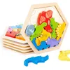 Inteligence Toys Baby Toy Wooden Jigsaw Puzzle Creative 3D for Childrens Development Ealy Educational Children 24327