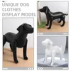 Vêtements de chien 2 pcs Vêtements pour animaux de compagnie Affichage Mannequin Décorations de fête Stand pour vêtements de chien