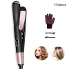 Eisen Curling Splint Curling Gerade Dualuse Twoinone Curling Rod Schwarz Gold Splint Keramik Haar Curler LCD Temperaturgesteuert