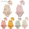 One-Pieces 1-7years Toddler Baby Girls Swimwear Cute Summer Infant Baby Dots Swimsuit Newborn Baby One Piece Bathing Suit Beachwear 24327