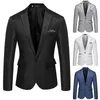 Busin Slim Fit Single Butts Suits Jas Mannen Slim Fit Casual Fi Bruiloft Bruidegom Tuxedo Blazer Jassen Party Trouwpak S0eo #