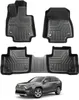 Compatível com Toyota RAV4 Tapetes de 2 fileiras Conjunto de forro de todos os modelos TPE 3D Forros de piso personalizados para todos os climas para Toyota Rav4